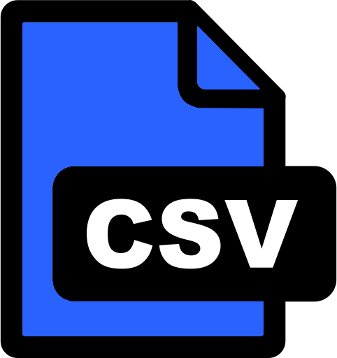 CSV download icon